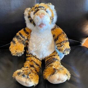 Build-A-Bear Tiger -Bengal Orange Stripes 16"  BABW Plush Stuffed Toy